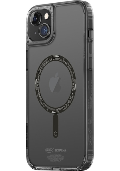 Apple Uyumlu iPhone 14 Plus Kılıf Skinarma Şeffaf Airbag Tasarımlı Magsafe Şarj Özellikli Saido Kapak