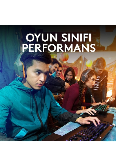G213 Rgb Kablolu Oyuncu Klavyesi, Lıghtsync Teknolojisi, Sıvı Dökülmesine Dayanıklı, Özel Medya Denetimleri, Tür