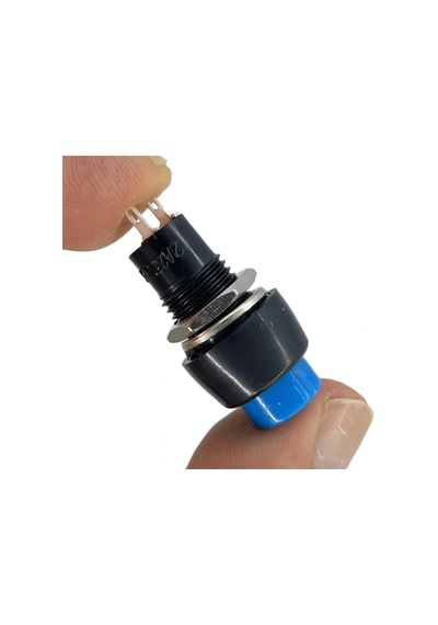Ic-190 Mavi Buton Yuvarlak Plastik Kalıcılı 10mm