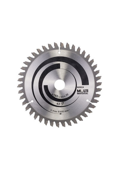 Bosch MultiMaterial 160x20/16 mm 42 Diş Daire Testere Bıçağı - 2608640503