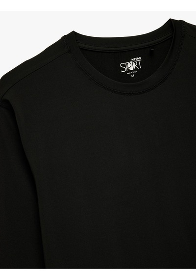 Koton Tshırt Ls Siyah 7wam10006nk