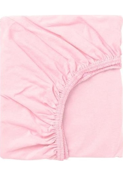 5 Adet 65 X 95 + 10 Cm Anne Yanı Lastikli Penye Kumaş Bebek Çarşafı-pembe