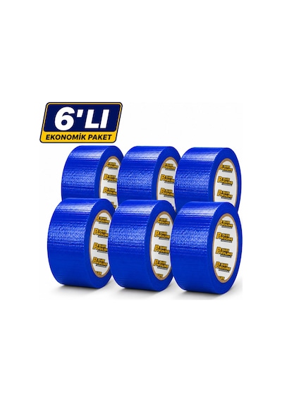 Pro Plus Mavi Tamir Bandı 48 Mm X 10 Metre 6'lı Güçlü Yapışkanlı Dayanıklı Onarım Bandı Diğer