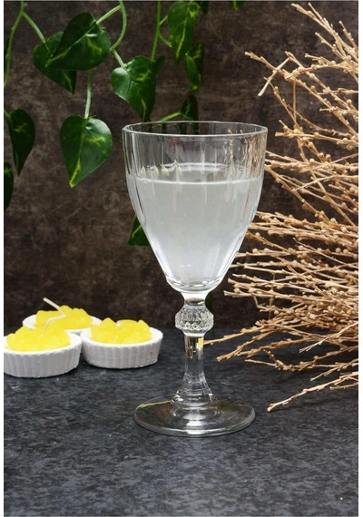 Paşabahçe Diamond Beyaz Şarap Bardağı, 190cc, 6 Adet Çok Renkli