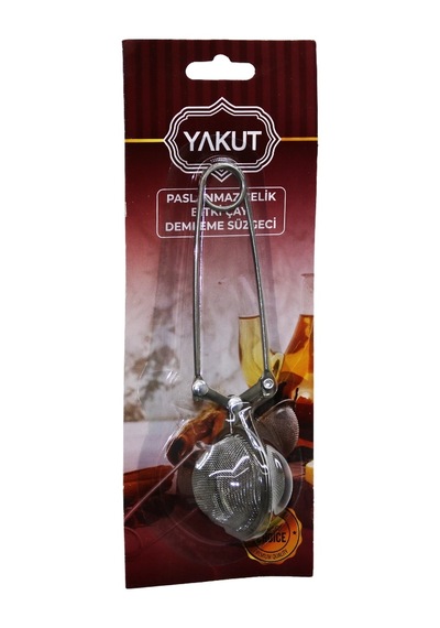 Maşalı Tel Metal Bitki Çay Süzgeç Bx40 Çok renkli