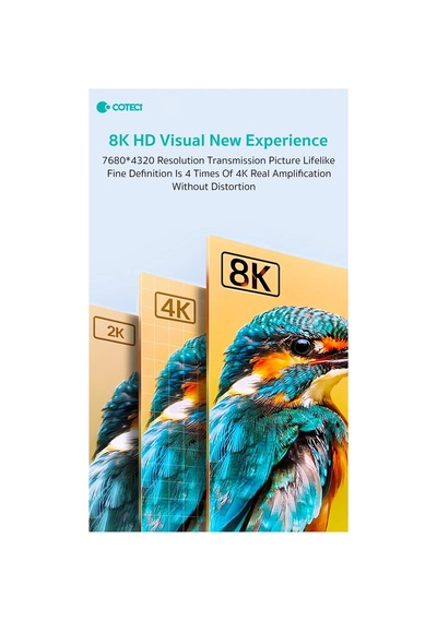 Hdmı 2.1 Uzatma Aparatı Dişi Dişi Ara Birleştirici Fıçı 8k 60hz - 4k 120hz Görüntü Ekleyici Adaptör