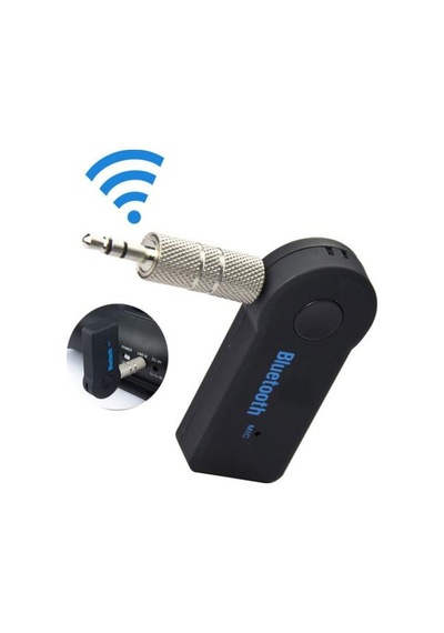 Aux Girişli Bluetoothlu Araç Kiti - Bluetooth Aux Dönüştürücü