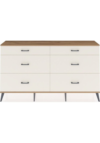 Arges Konsol 6 Çekmeceli 176x30x99 Aytaşı-çam/aytaşı Aytaşı-çam/aytaşı
