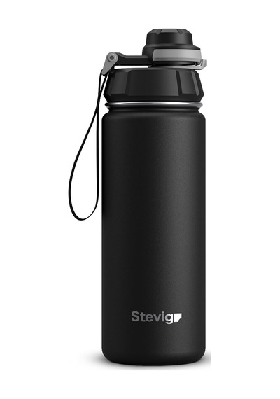 1 Hand Leak-proof Sızdırmaz Çelik Termos 500 Ml Black St-207 Diğer
