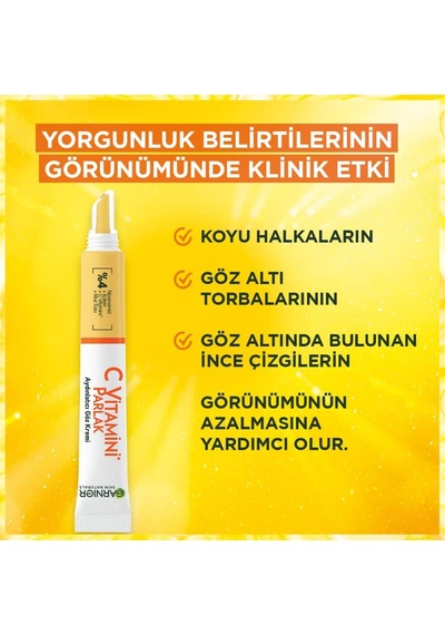 C Vitamini Parlak Süper Aydınlatıcı Serum 30 Ml & C Vitamini Parlak Aydınlatıcı Göz Kremi Cilt Bakım Seti