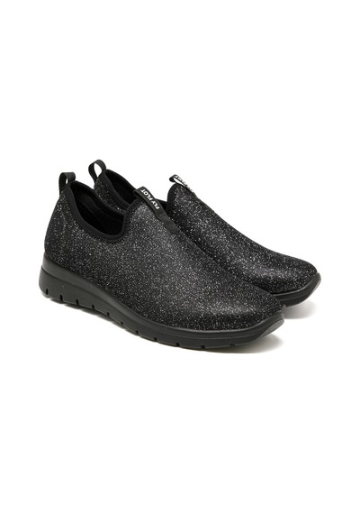 Sneaker Günlük Kadın 27 T12 Tq Fly Flot Cloth Woman Black Siyah