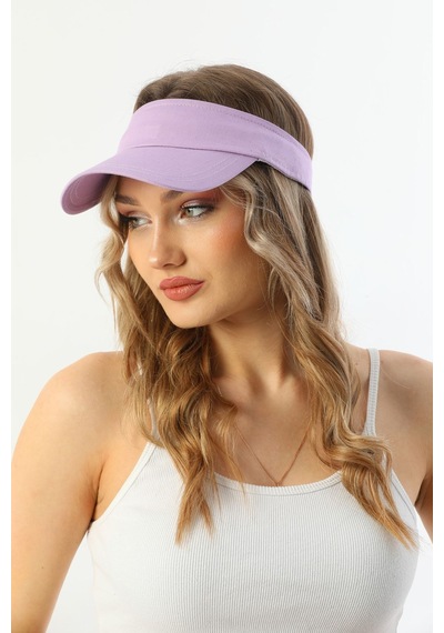 Uv Koruyuculu Unisex Siperlikli Lia Şapka Lila