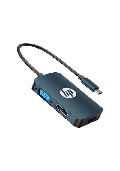 Dhc-ct200 Usb C To Hdmı+vga+dp Dönüştürücü Adaptör