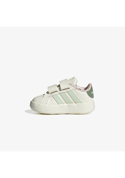 adidas Grand Court Dıno Cf I Bebek Beyaz Spor Ayakkabı Jı3898 Beyaz