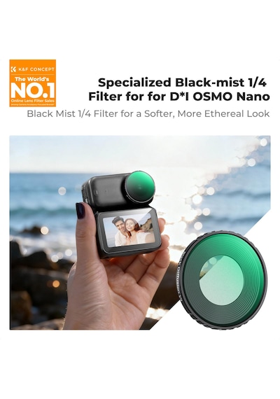 K&f Concept Djı Osmo Nano Uyumlu Blackmist 1/4 Filtre / Sinematik - Çok Katmanlı