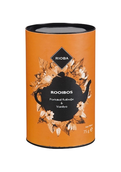 Rioba Rooibos Çayı Portakal Kabuğu & Vanilya Karışımı Bitki Çayı 75 G