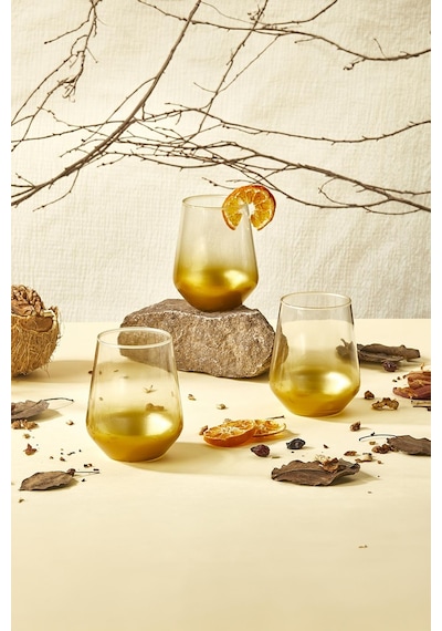 Safir 3'lü Meşrubat Bardağı 425 Ml 001