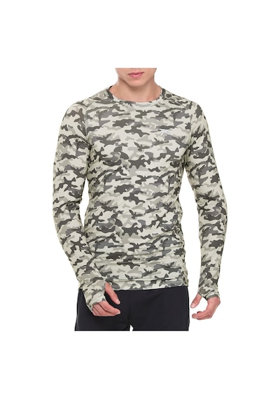 Raru Uzun Kollu T-Shirt Evoco Haki