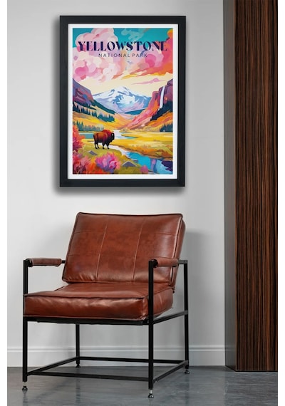 Yellowstone National Park Poster Tablo