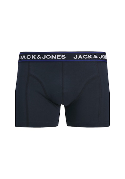 Jack & Jones Erkek Jacdanny Solıd Trunks 3 Pack Pamuklu Boxer Açık Mavi