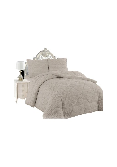 Comfort Yorgan Seti Çift Kişilik Ivy Cappucino