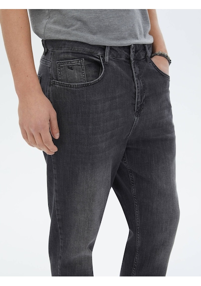 Kip Antrasit Carrot Fit Denim Pamuk Karışımlı Pantolon Çok Renkli Kip Antrasit Carrot Fit Denim Pamuk Karışımlı Pantolon Çok Renkli