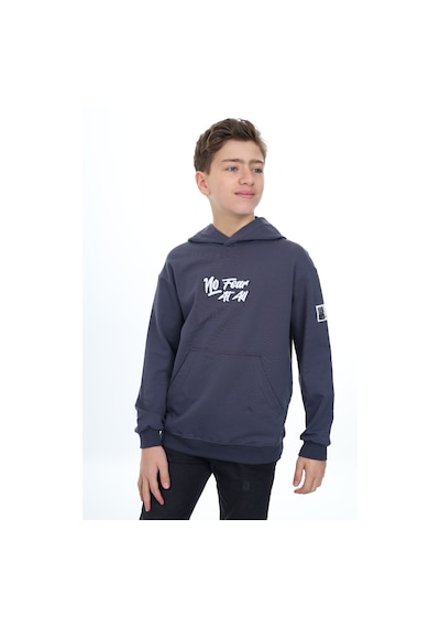 Toontoy Kids Toontoy Erkek Çocuk Nakışlı Sweatshirt Füme