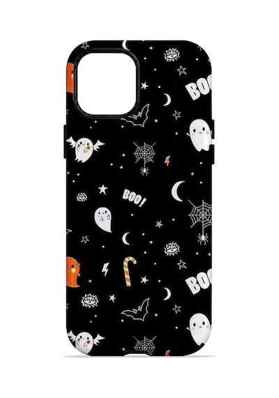 Velvoria Valestra Boo Ghost Doodle Apple iPhone Uyumlu 14 Darbe Korumalı Kılıf Valestra Select - Boo Ghost Doodle
