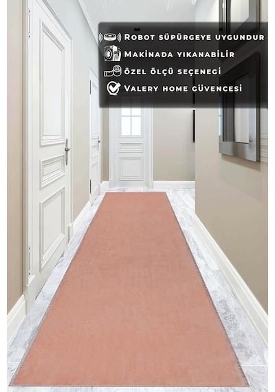 Vl Yıkanabilir Post Peluş Yolluk Beyaz Pembe
