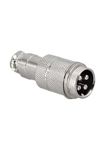 Mayk Gx16-4 Pinli Metal Erkek Konnektör M16 - 16mm