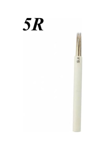 20 Adet 5 R Ölçüsünde Kalıcı Makyaj Microblading İğnesi - 5R