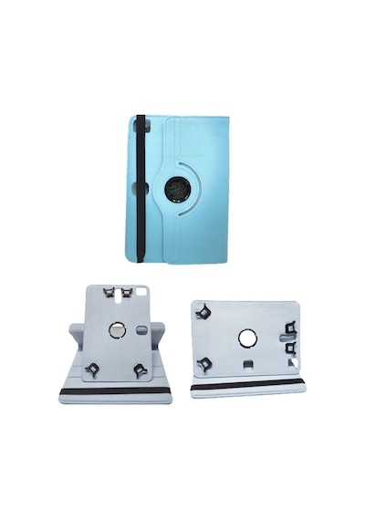 Hometech M8ms Uyumlu Kılıf 360 Dönerli Unıversal Standlı Kılıf + Nano Ekran Koruyucu + Kalem Kapaklı Kılıf