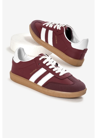 Tonny Black Termo Taban Yanı Şeritli Bağcıklı Unisex Bordo Spor Ayakkabı Tbzer020 Bordo