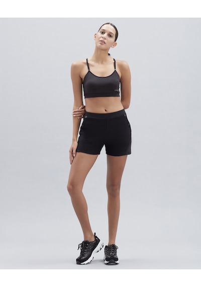 Skechers W Mid Support Essential Bra Kadın Siyah Sporcu Sütyeni S212271-001