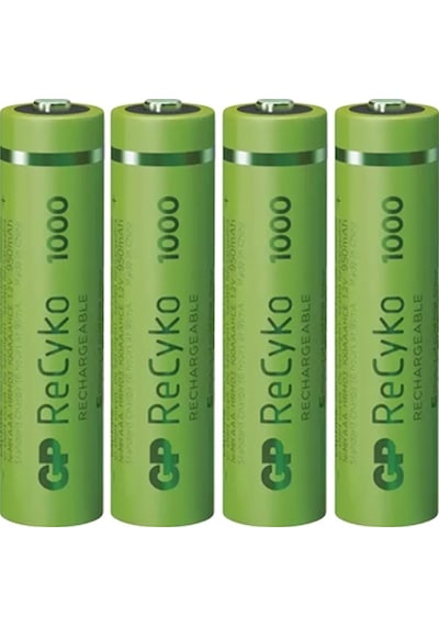 Gp Recyko GP100AAAHCE-2EB4 950 mAh AAA 4'lü Şarjlı İnce Kalem Pil
