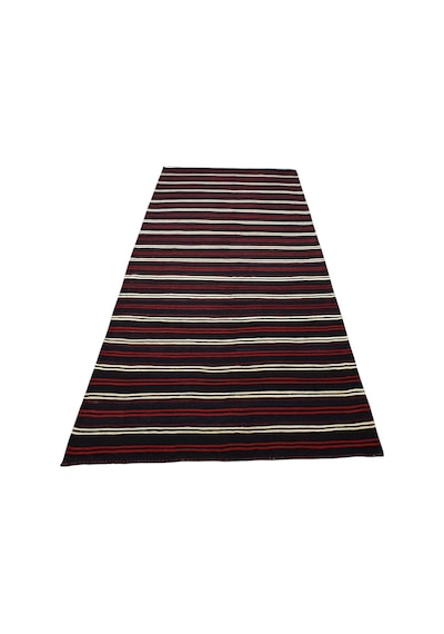 Zehra Abla Halı Yeni El Dokuma İnce Çubuklu Yağcıbedir Balıkesir Yün Kilim 6295