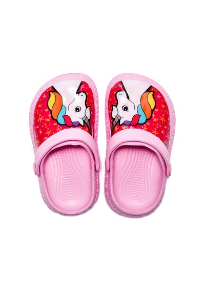 Twigy Unıcorn Çocuk Sabo Terlik Pembe 22/29 DD1007 Pembe