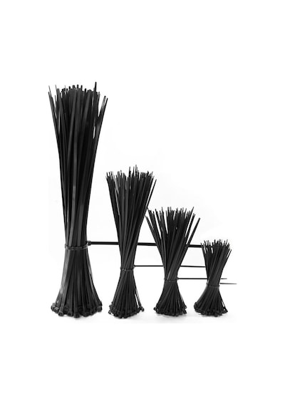 3.6 250Mm - Siyah - 25Cm Kablo Bağı - Cırt  Kelepçe