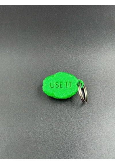 Use It Anahtarlık - Beyin Şehlinde Anahtarlık Yeşil