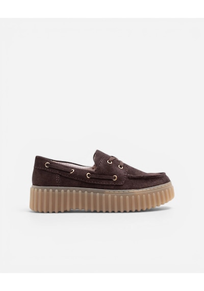 Clarks Torhill Boat Dark Brown Suede Kadın Koyu Kahve Günlük Ayakkabı 26186647 Kahverengi Clarks Torhill Boat Dark Brown Suede Kadın Koyu Kahve Günlük Ayakkabı 26186647 Kahverengi