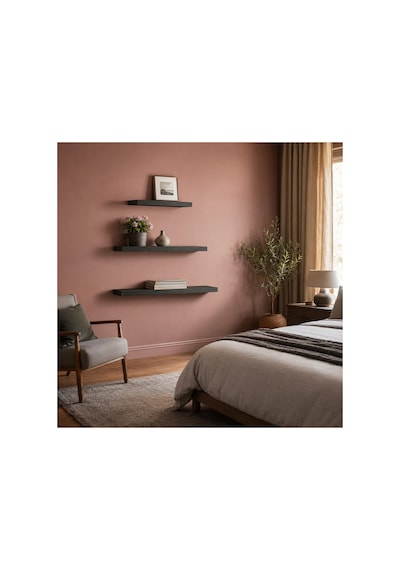 Salon Mutfak Banyo İçin Masif Çam Yüzen Raf , Modern Ev Dekorasyonu İçin Masif Çam Raf , Raf Şeffaf