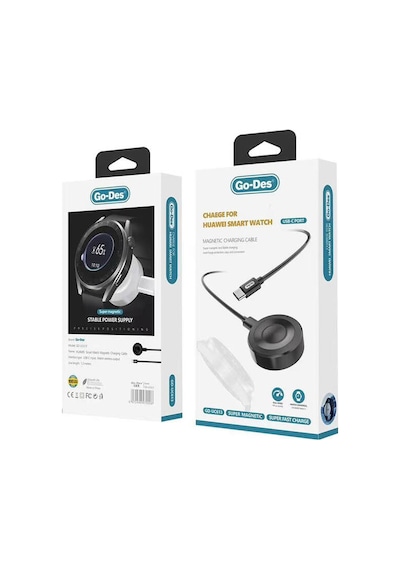 Go Des GD-UC613 Huawei Uyumlu Akıllı Saat Magnetik Hızlı Kablosuz Şarj Aleti