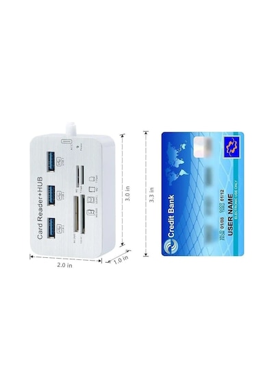 Hadron Hdx7029 7in1 Kart Okuyucu Type-c To Usb 3.0 Hub