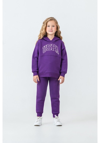 U.S. Polo Assn. Kız Çocuk Mor Eşofman Takımı Us1205-c-v11 Mor