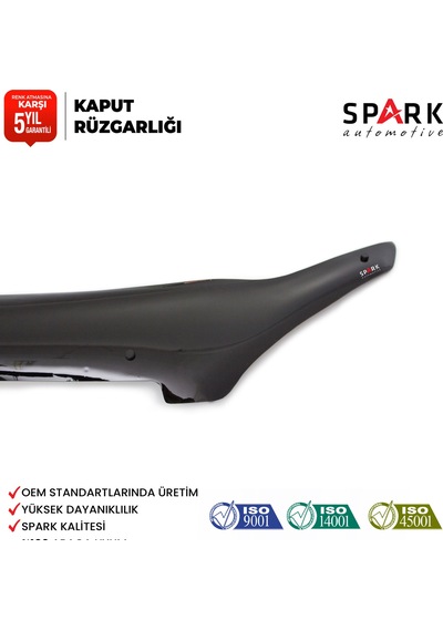 Nissan Qashqai 2007-2010 Yıl Aralığı Uyumlu Kaput Rüzgarlığı 3mm