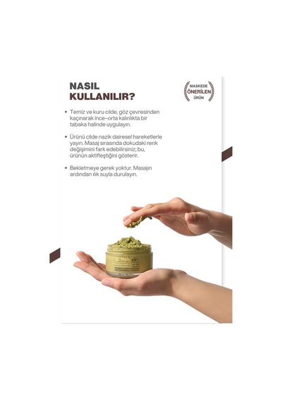 Dubai Peptit Aktif Kömür Kil Maskesi Gözenek Sıkılaştırıcı & Sebum Dengeleyici 100ml
