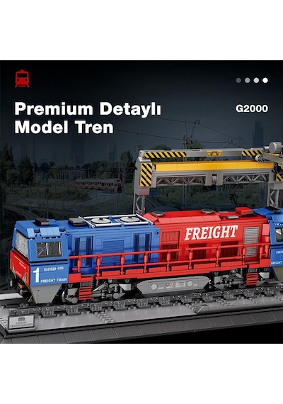 Reobrix Technic 66021 Avrupa Yük Treni G2000 European Freight Train Yaratıcı Yapı Blok Seti Building Blocks - 1980 Parça Reobrix Technic 66021 Avrupa Yük Treni G2000 European Freight Train Yaratıcı Yapı Blok Seti Building Blocks - 1980 Parça