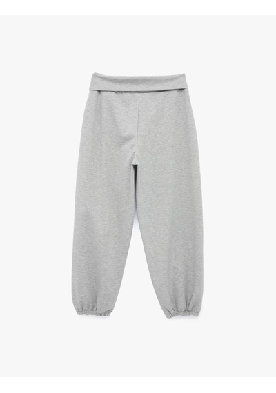 Koton Beli Katlı Rahat Kalıp Modal Karışımlı Şardonlu Jogger Eşofman Altı Kar Melanj 6sal40086ık Gri Melanj Koton Beli Katlı Rahat Kalıp Modal Karışımlı Şardonlu Jogger Eşofman Altı Kar Melanj 6sal40086ık Gri Melanj