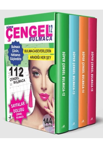 Süper Çengel Bulmaca 4 Kitap Kutulu Set Diğer