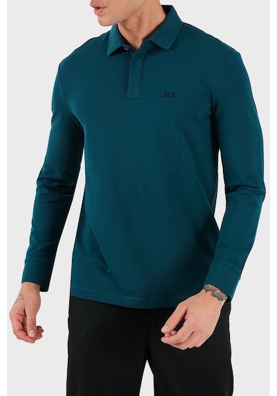 Armani Exchange Erkek Polo Yaka Sweat Xm001288 Af17321 Ub022 Petrol PETROL